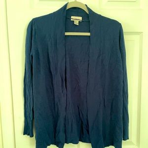 Blue loft open cardigan sweater